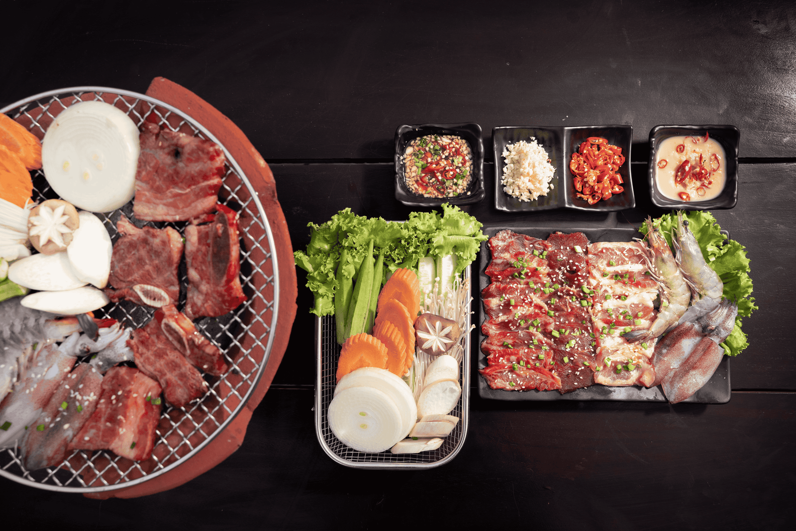 Grilled skewers